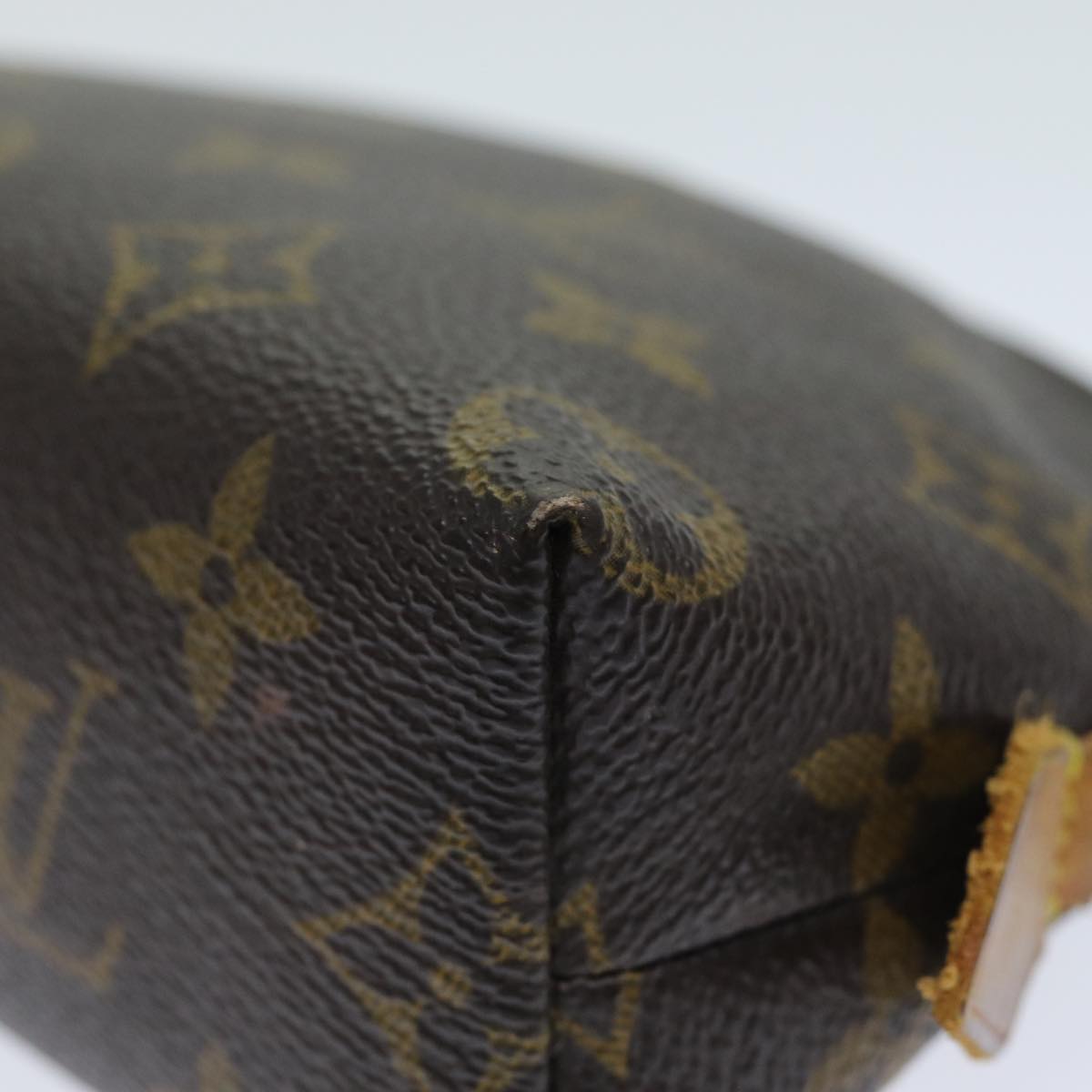 LOUIS VUITTON Monogram Pochette Cosmetic PM Cosmetic Pouch M47515 LV Auth 81496