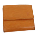 LOUIS VUITTON Epi Porte Monnaie Bier Cartes Crdit Mandarin M6348H LV Auth 81498-1