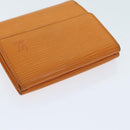 LOUIS VUITTON Epi Porte Monnaie Bier Cartes Crdit Mandarin M6348H LV Auth 81498-5