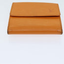 LOUIS VUITTON Epi Porte Monnaie Bier Cartes Crdit Mandarin M6348H LV Auth 81498-6