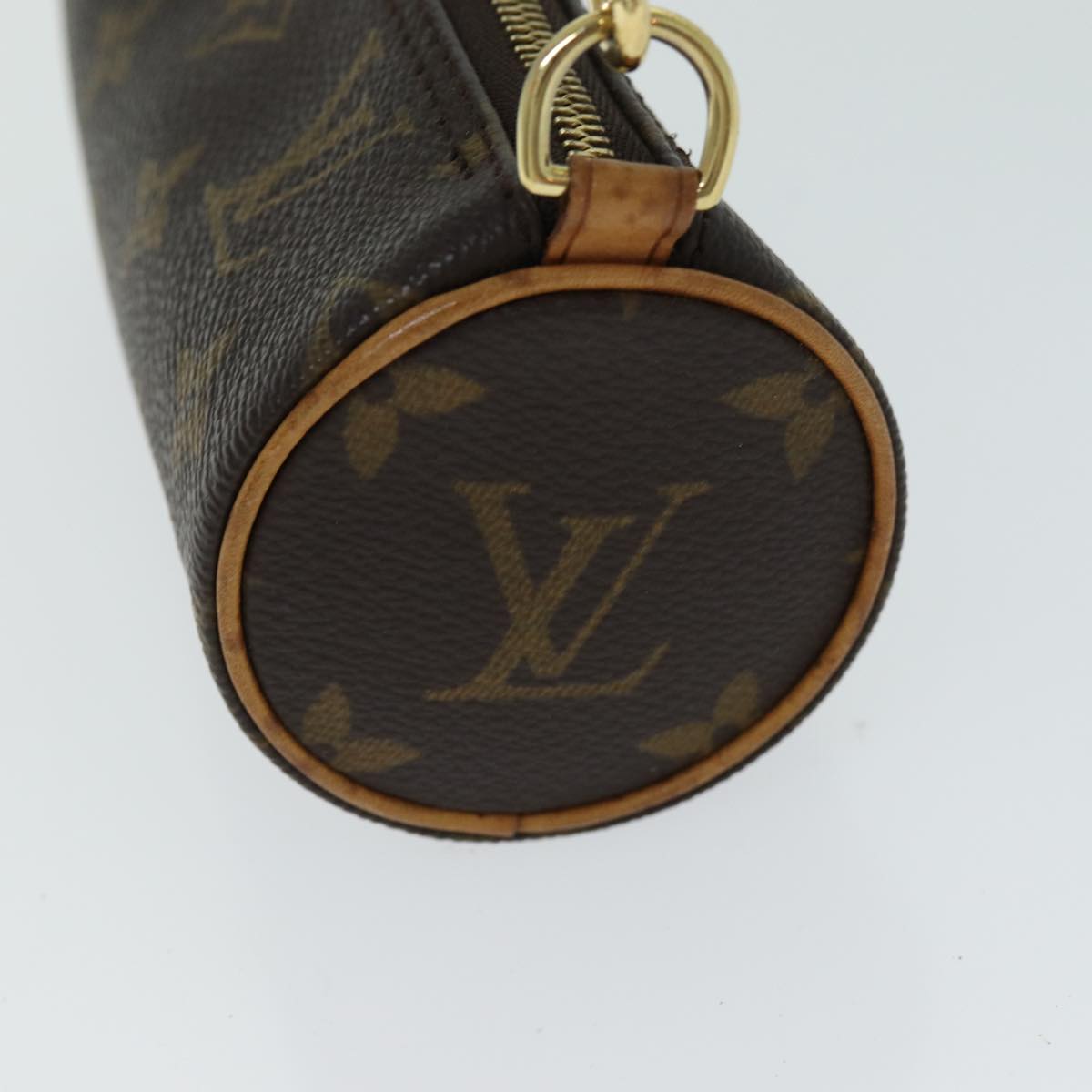 LOUIS VUITTON Monogram Papillon Pouch Pouch LV Auth 81500