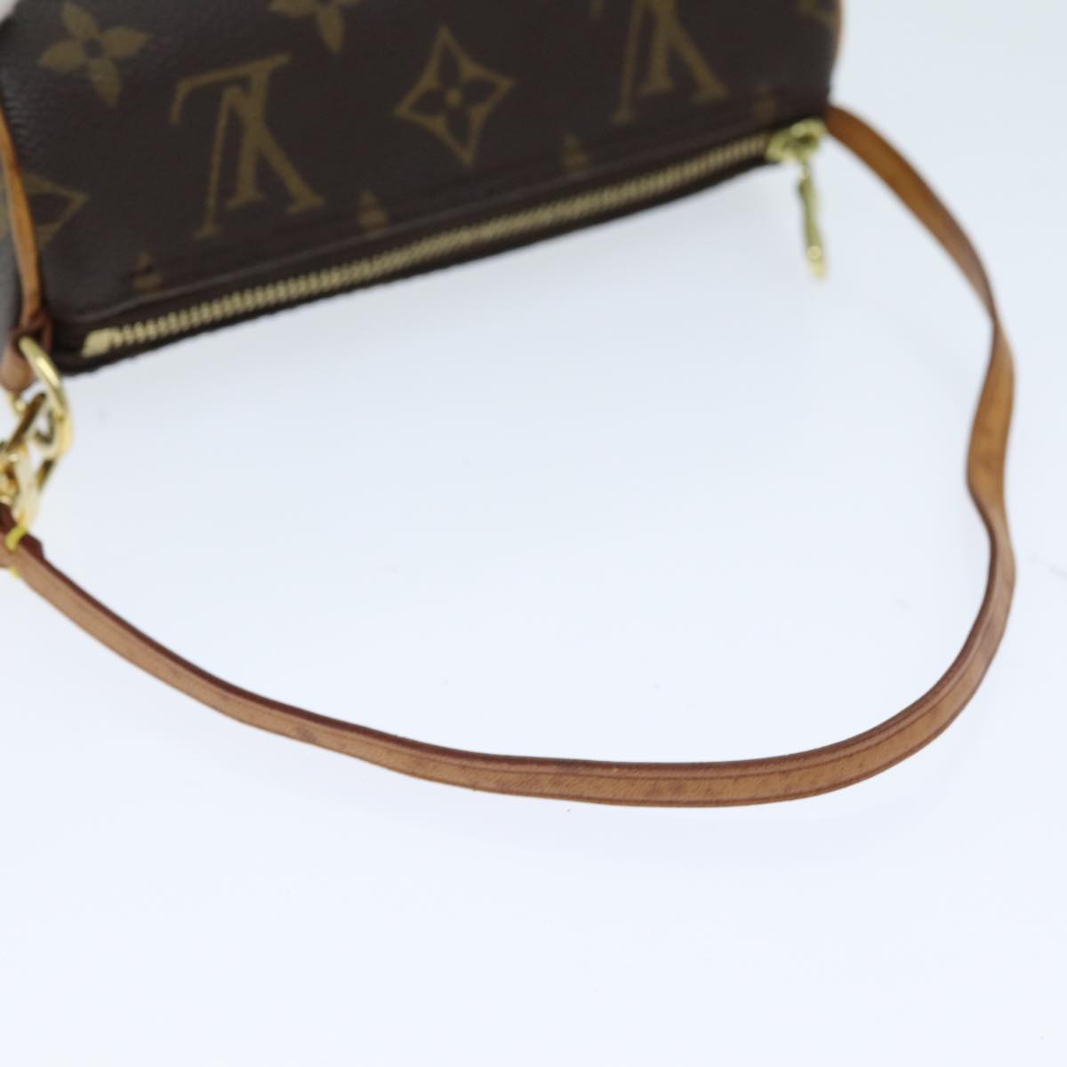 LOUIS VUITTON Monogram Papillon Pouch Pouch LV Auth 81500