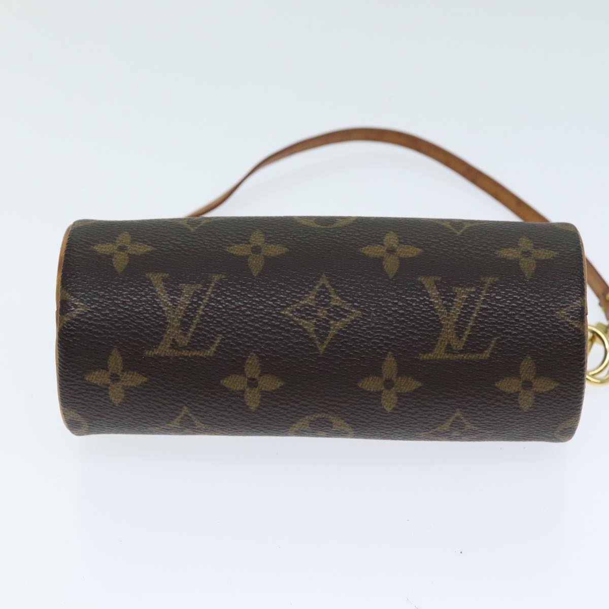 LOUIS VUITTON Monogram Papillon Pouch Pouch LV Auth 81500