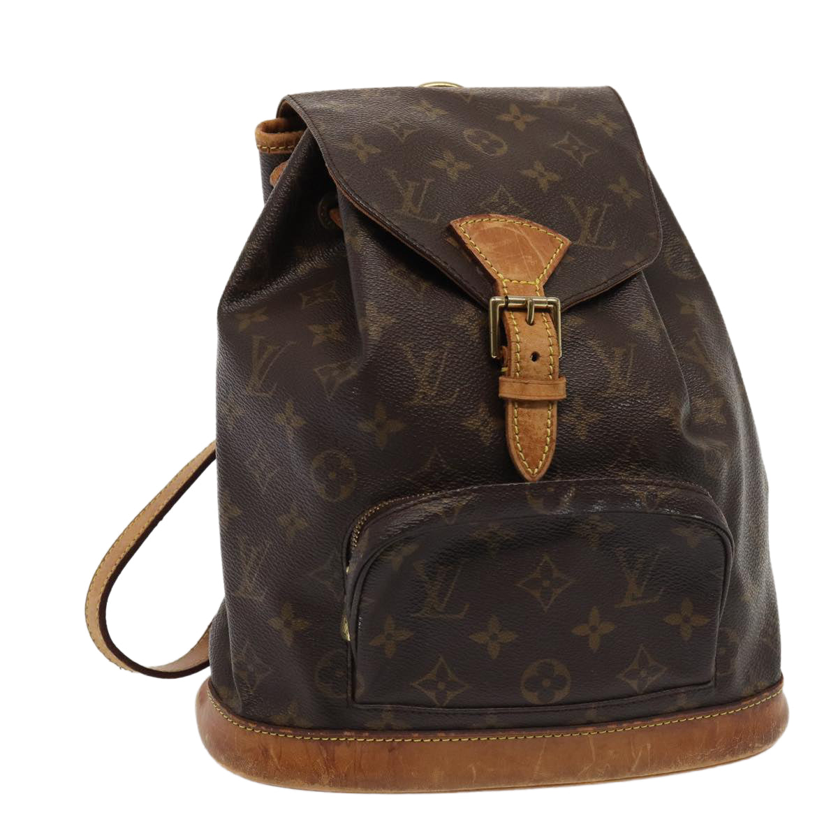 LOUIS VUITTON Monogram Montsouris MM Backpack M51136 LV Auth 81503