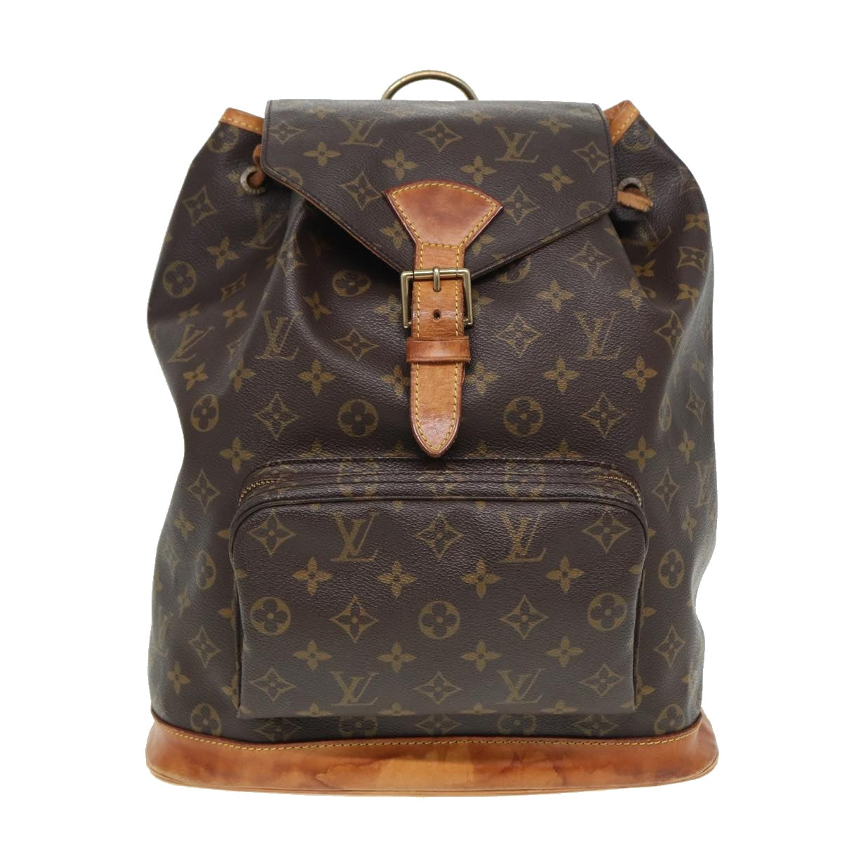 LOUIS VUITTON Monogram Montsouris GM Backpack M51135 LV Auth 81505