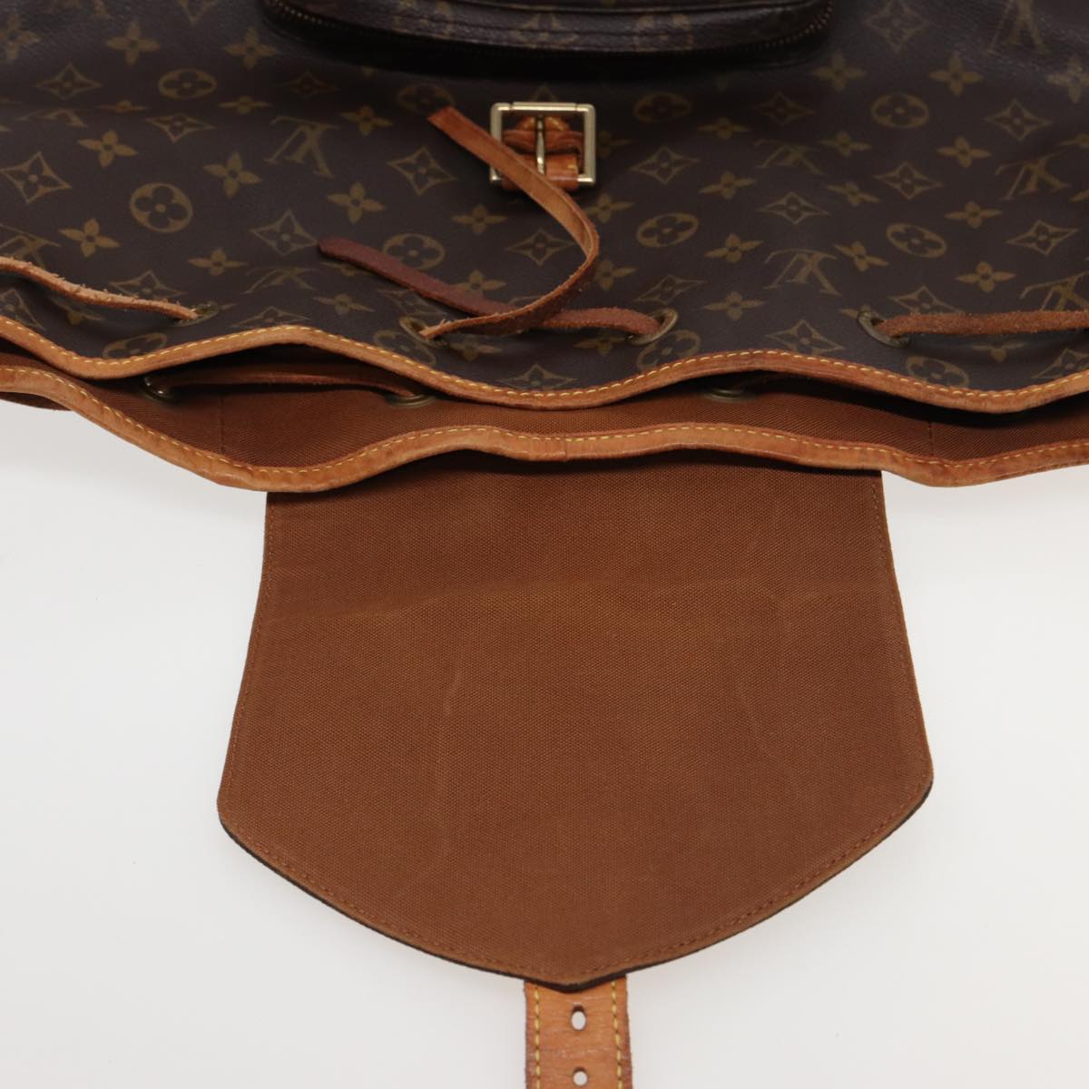 LOUIS VUITTON Monogram Montsouris GM Backpack M51135 LV Auth 81505