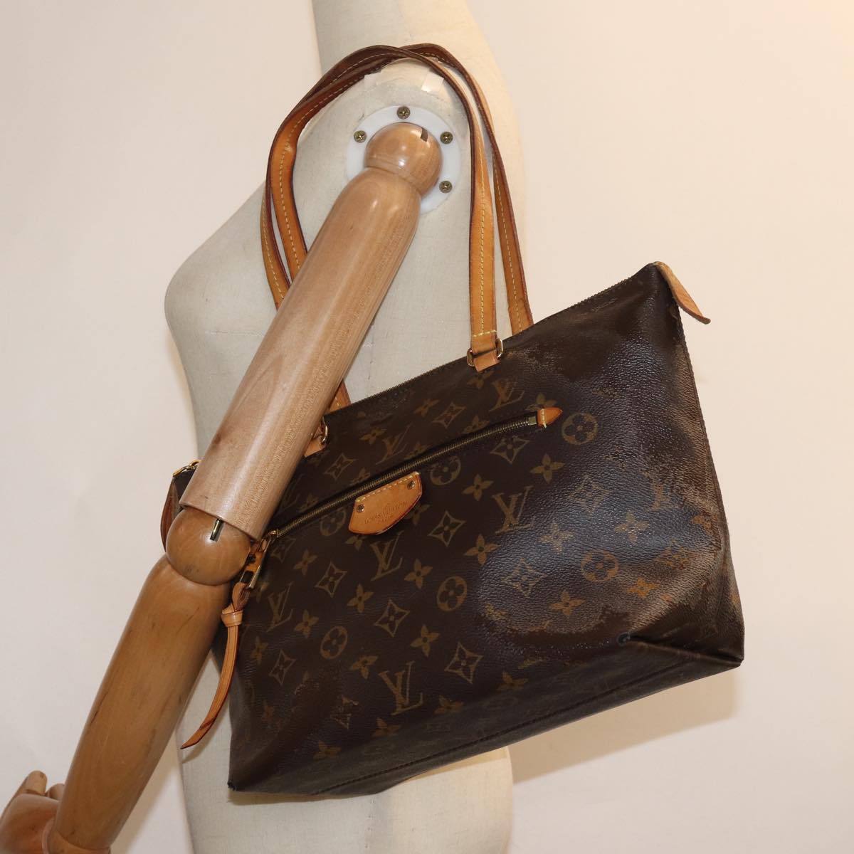 LOUIS VUITTON Monogram Jena PM Tote Bag M42268 LV Auth 81515