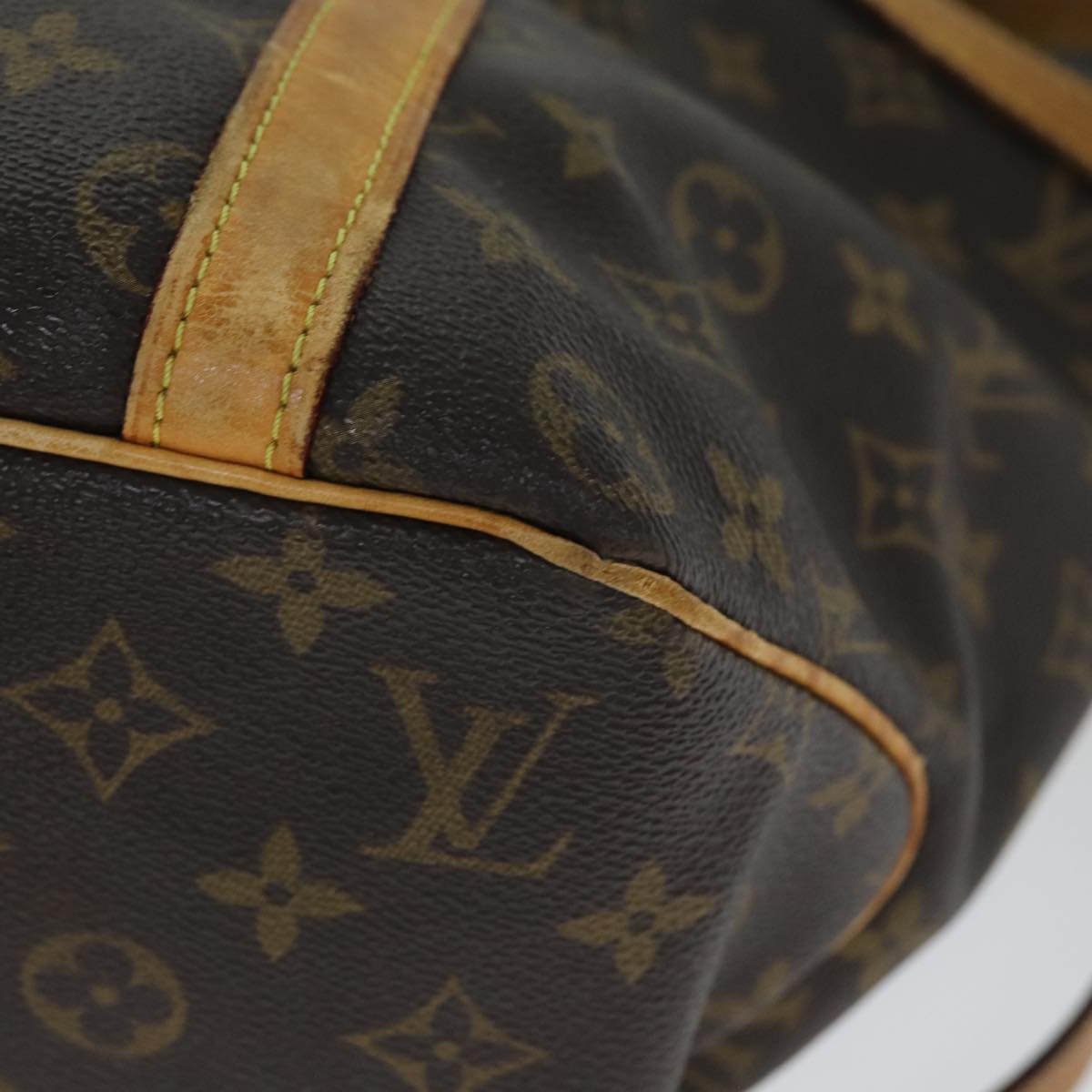 LOUIS VUITTON Monogram Sac Shopping Tote Bag M51108 LV Auth 81516