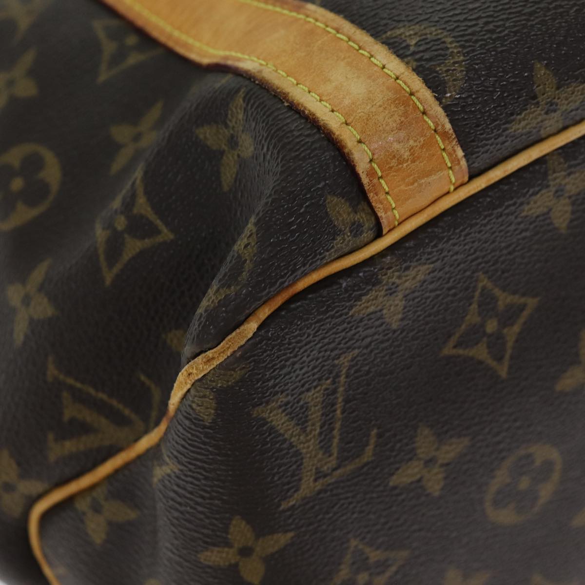 LOUIS VUITTON Monogram Sac Shopping Tote Bag M51108 LV Auth 81516