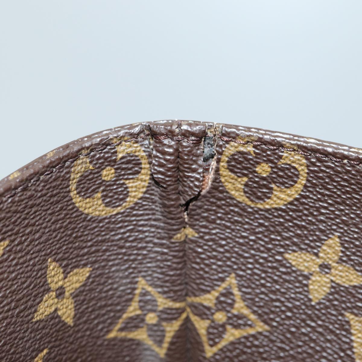 LOUIS VUITTON Monogram Sac Shopping Tote Bag M51108 LV Auth 81516