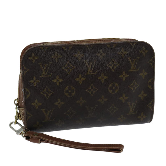 LOUIS VUITTON Monogram Orsay Clutch Tasche M51790 LV Auth 81529