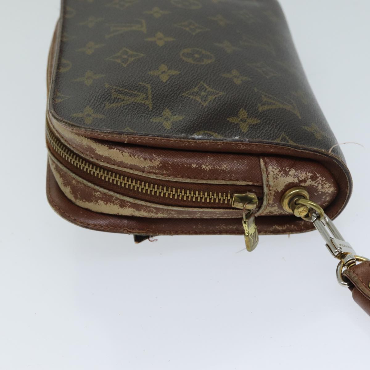 LOUIS VUITTON Monogram Orsay Clutch Bag M51790 LV Auth 81529