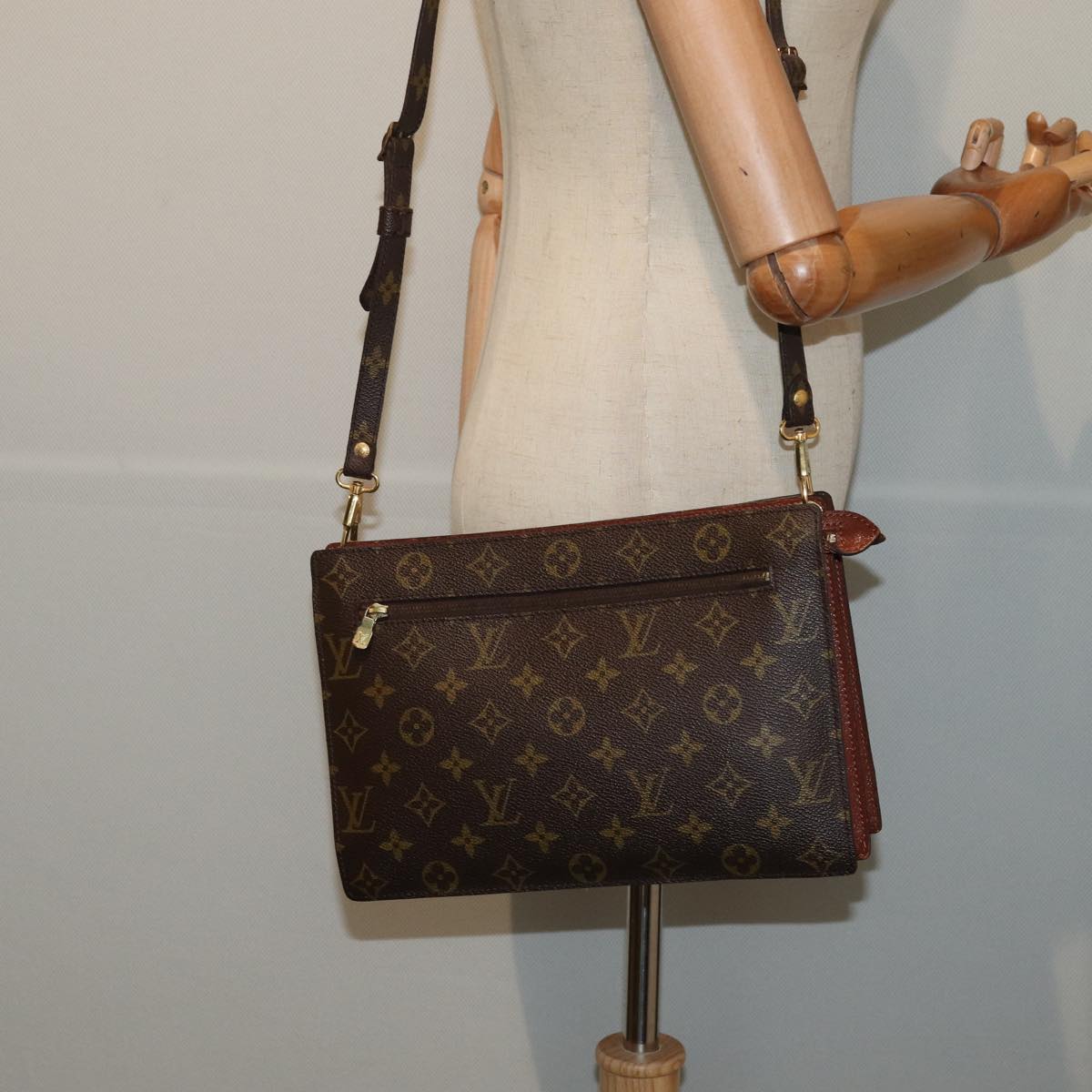 LOUIS VUITTON Monogram Angian Shoulder Bag M51205 LV Auth 81530