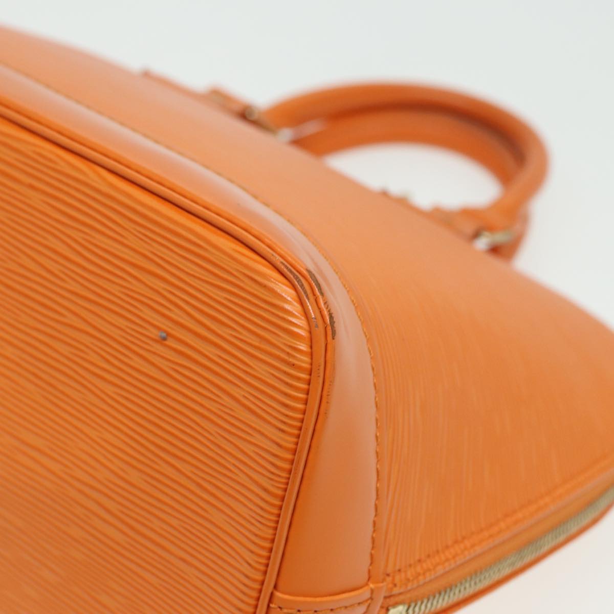 LOUIS VUITTON Epi Alma Hand Bag Orange Mandarin M5214H LV Auth 81538