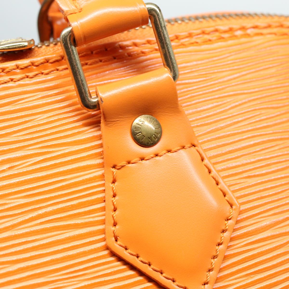 LOUIS VUITTON Epi Alma Hand Bag Orange Mandarin M5214H LV Auth 81538