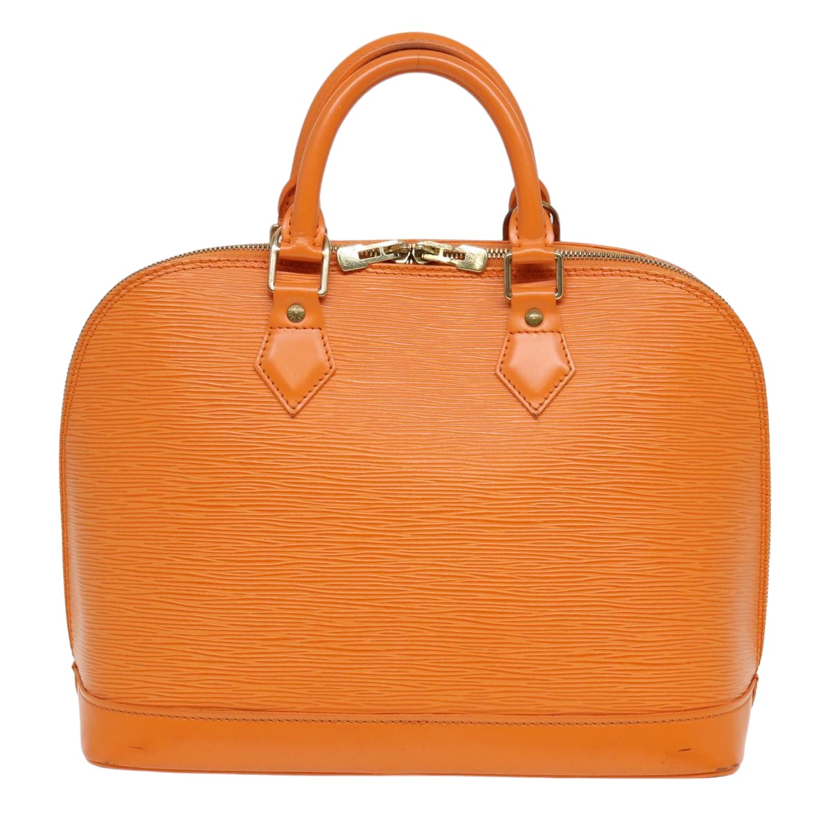 LOUIS VUITTON Epi Alma Hand Bag Orange Mandarin M5214H LV Auth 81538