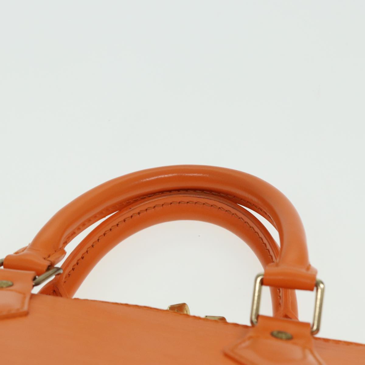 LOUIS VUITTON Epi Alma Hand Bag Orange Mandarin M5214H LV Auth 81538