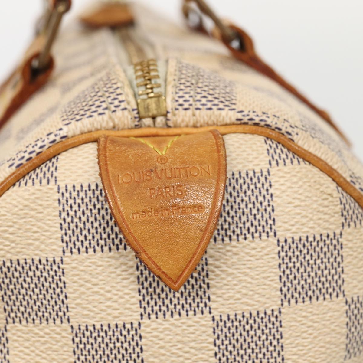 LOUIS VUITTON Damier Azur Speedy 25 Hand Bag N41534 LV Auth 81541