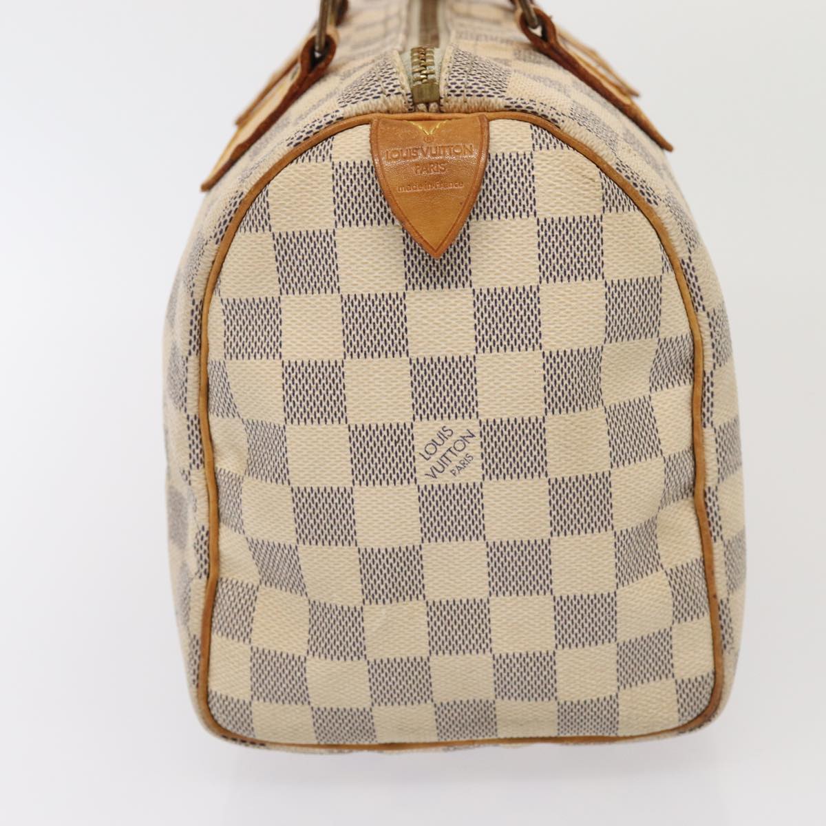 LOUIS VUITTON Damier Azur Speedy 25 Hand Bag N41534 LV Auth 81541