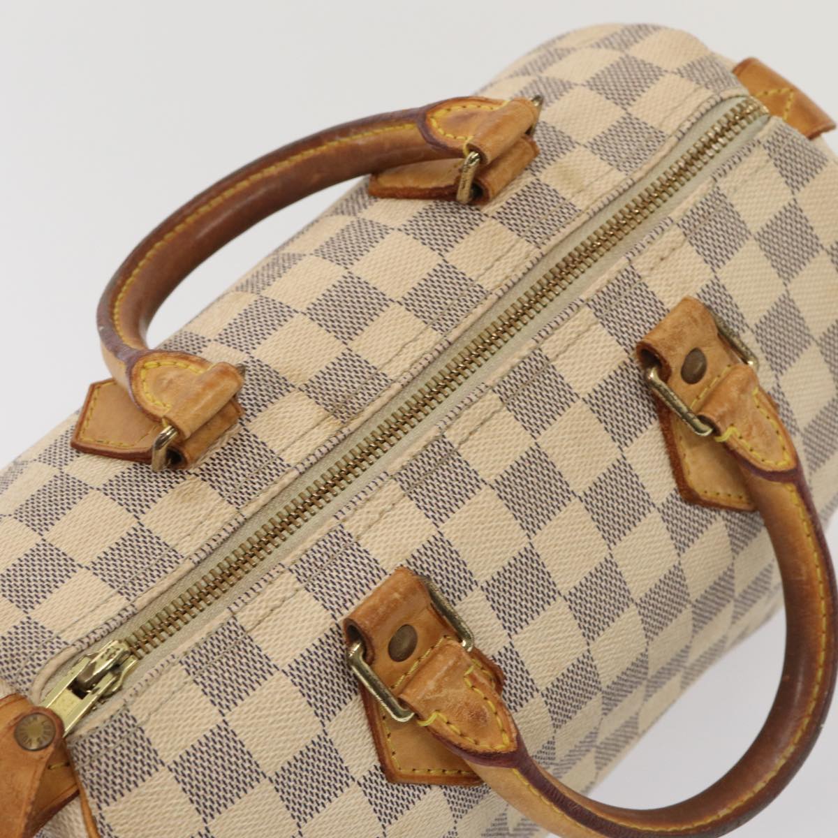 LOUIS VUITTON Damier Azur Speedy 25 Hand Bag N41534 LV Auth 81541