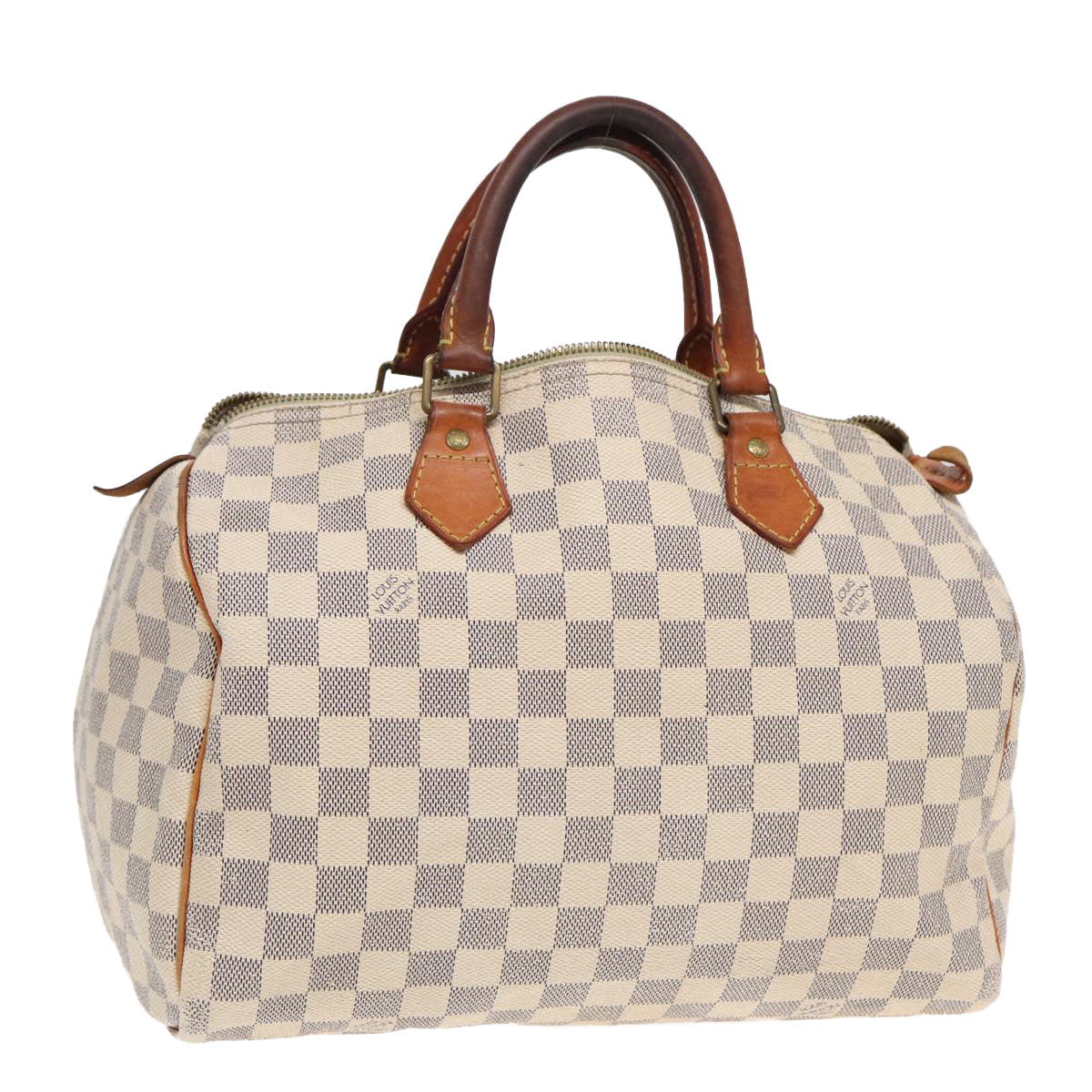 LOUIS VUITTON Damier Azur Speedy 30 Hand Bag N41533 LV Auth 81542