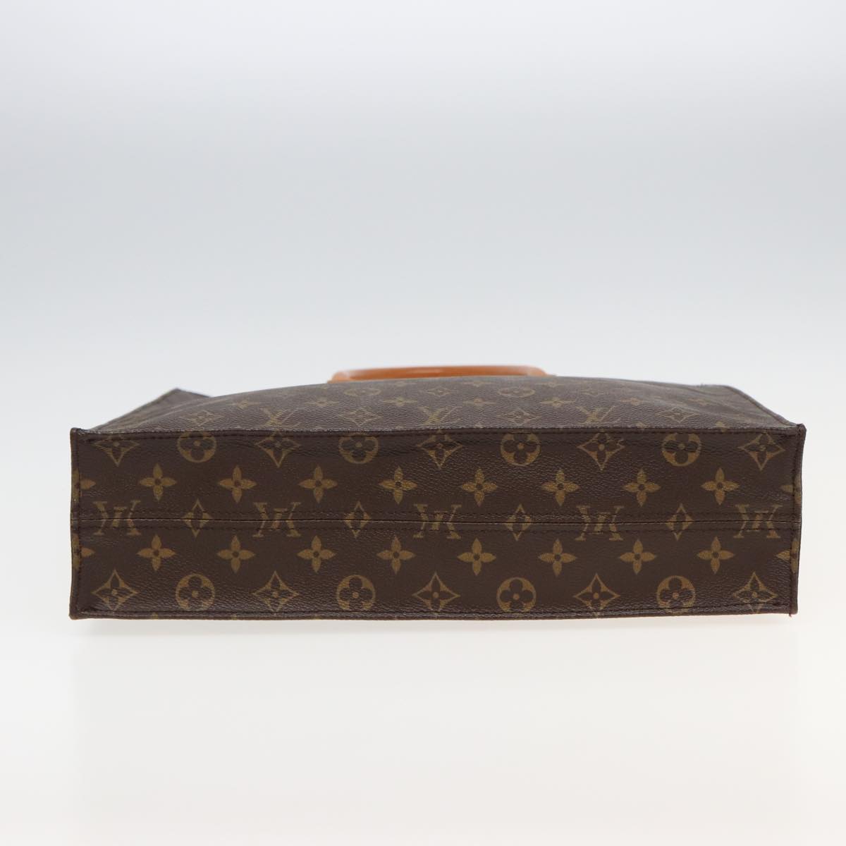 LOUIS VUITTON Monogram Sac Plat Hand Bag M51140 LV Auth 81544