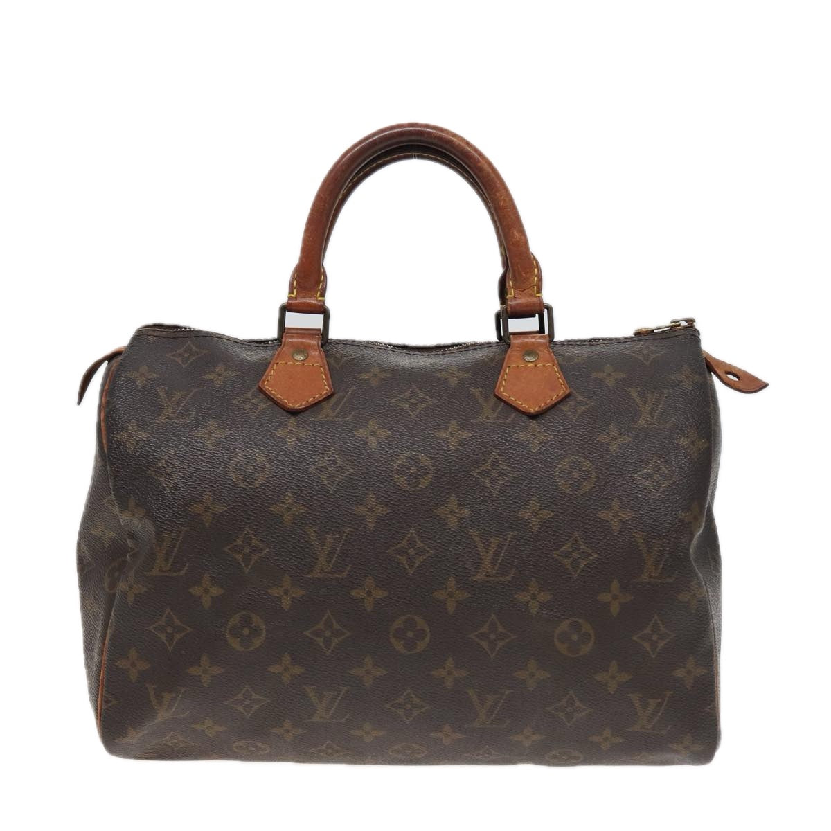 LOUIS VUITTON Monogram Speedy 30 Hand Bag M41526 LV Auth 81549