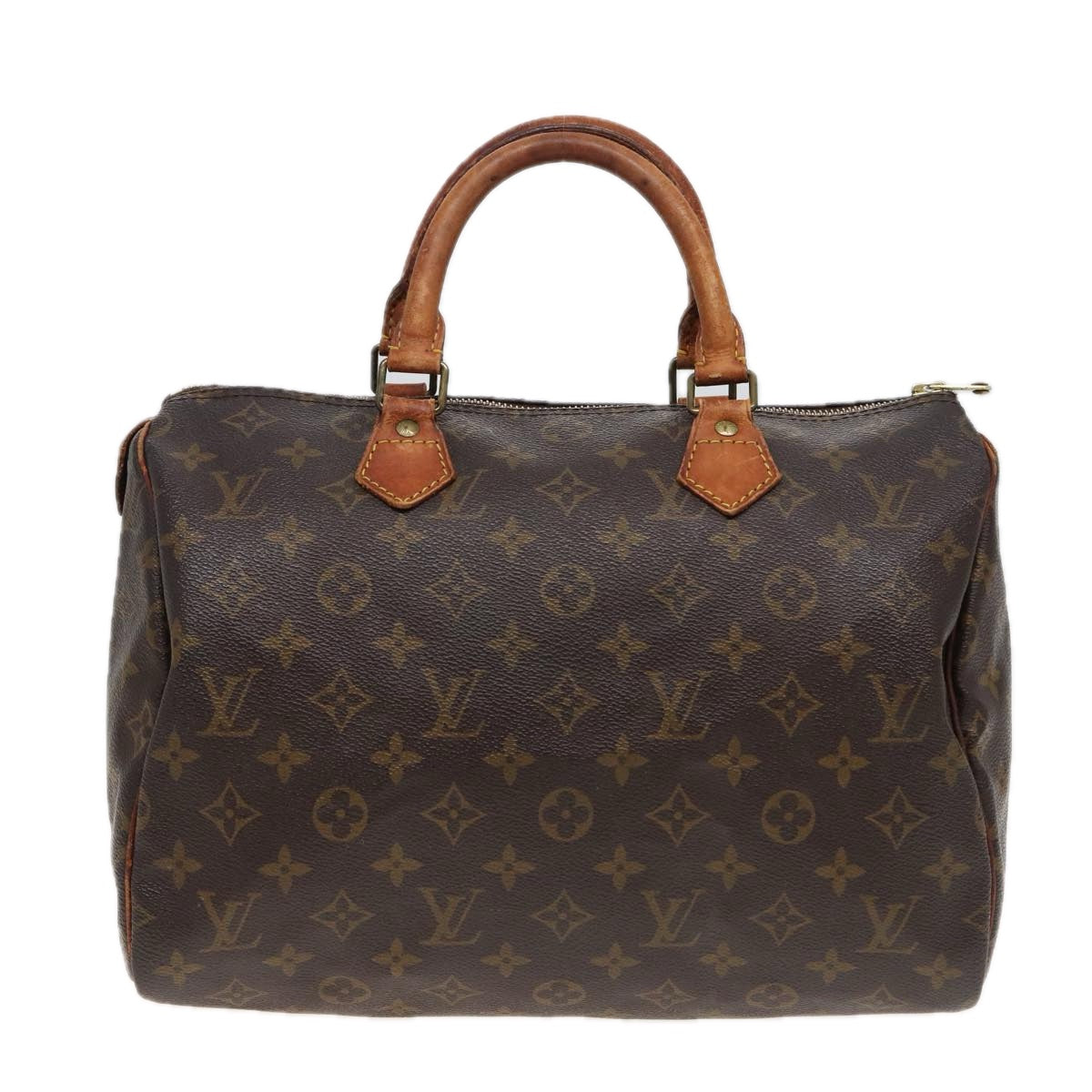 LOUIS VUITTON Monogram Speedy 30 Hand Bag M41526 LV Auth 81550