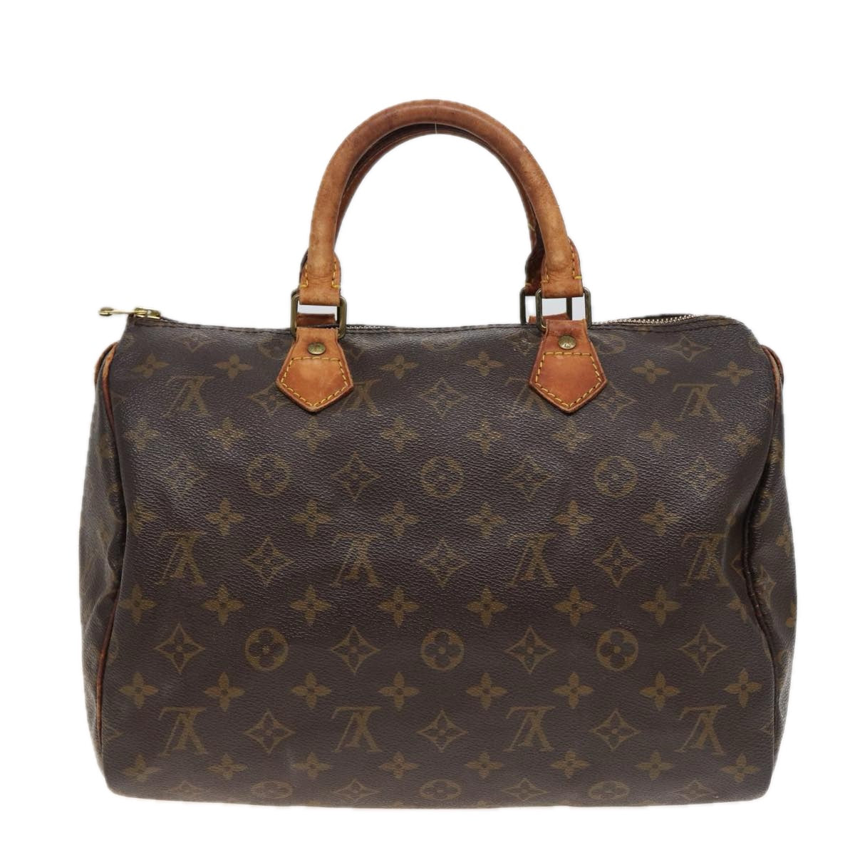 LOUIS VUITTON Monogram Speedy 30 Hand Bag M41526 LV Auth 81550