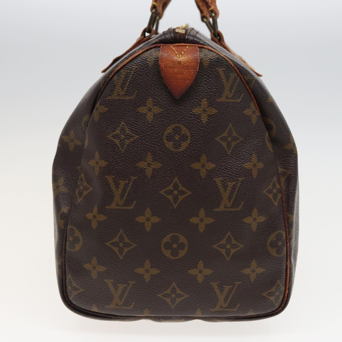 LOUIS VUITTON Monogram Speedy 30 Hand Bag M41526 LV Auth 81550