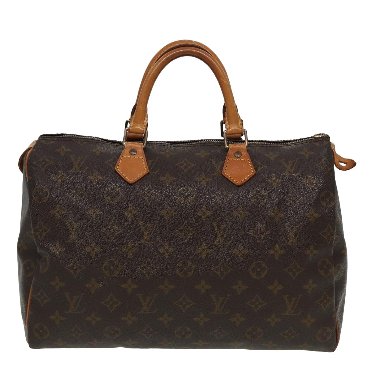 LOUIS VUITTON Monogram Speedy 35 Hand Bag M41524 LV Auth 81553