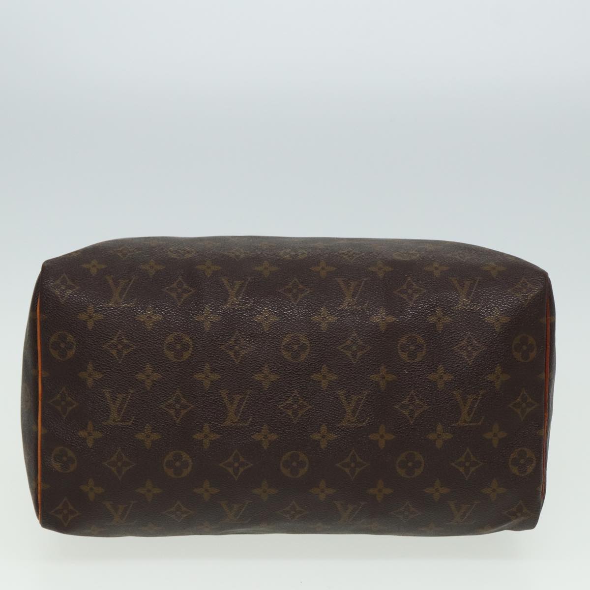 LOUIS VUITTON Monogram Speedy 35 Hand Bag M41524 LV Auth 81553