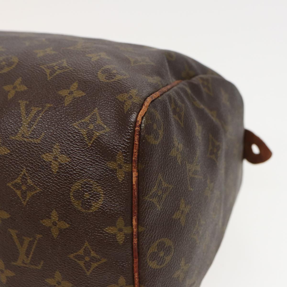 LOUIS VUITTON Monogram Speedy 35 Hand Bag M41524 LV Auth 81554