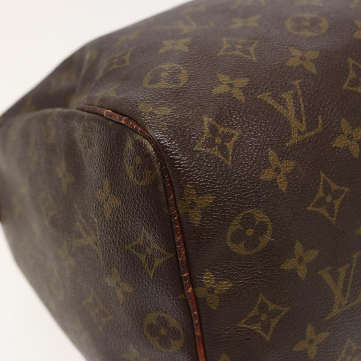 LOUIS VUITTON Monogram Speedy 35 Hand Bag M41524 LV Auth 81554