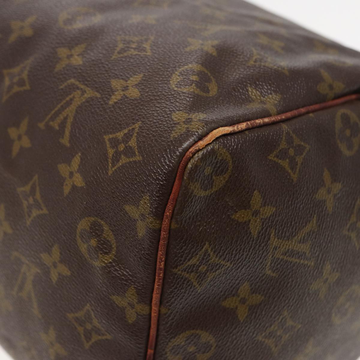 LOUIS VUITTON Monogram Speedy 35 Hand Bag M41524 LV Auth 81554