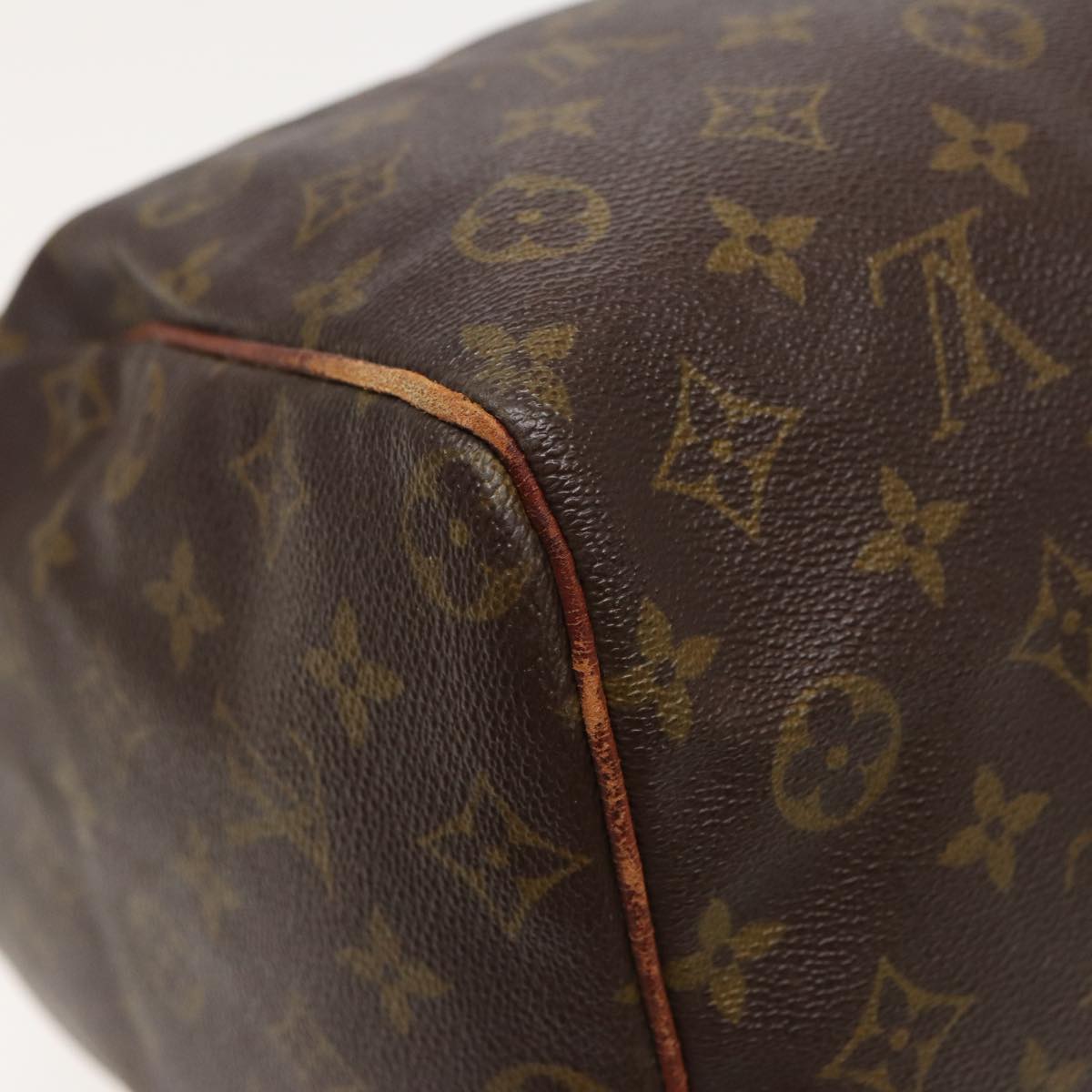 LOUIS VUITTON Monogram Speedy 35 Hand Bag M41524 LV Auth 81554