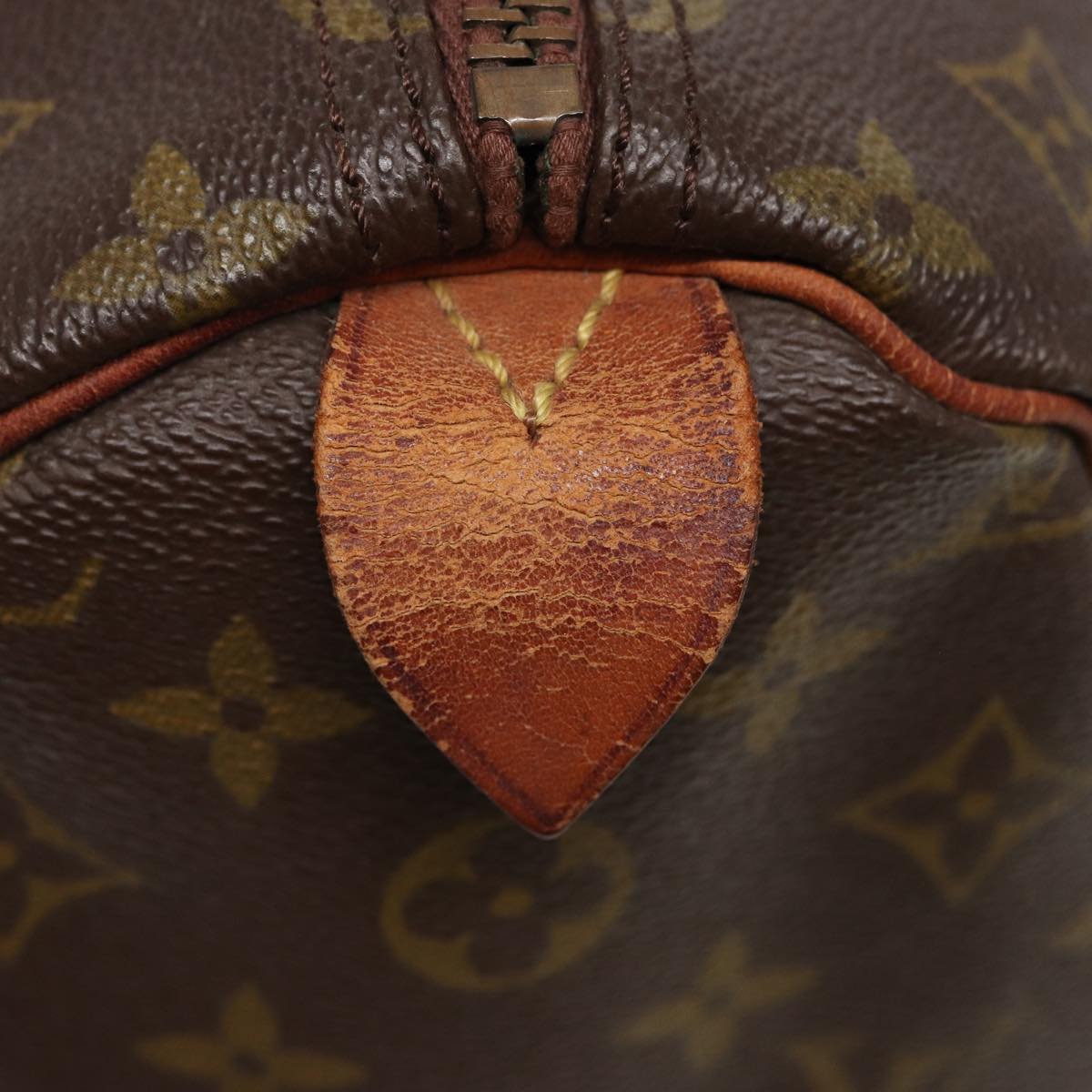 LOUIS VUITTON Monogram Speedy 35 Hand Bag M41524 LV Auth 81554