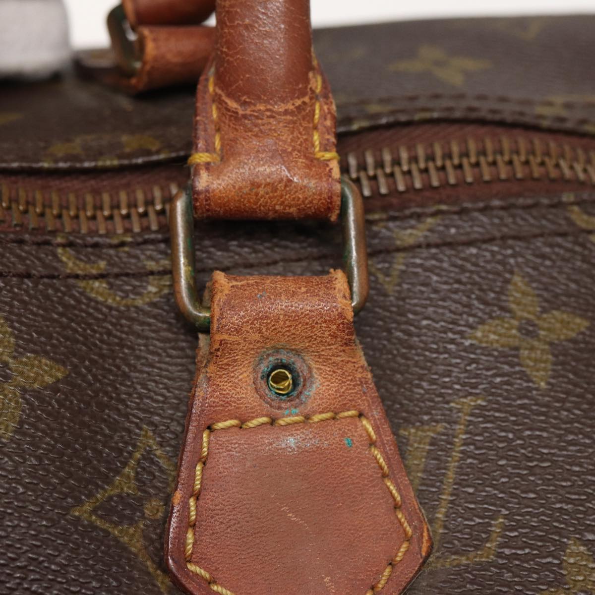 LOUIS VUITTON Monogram Speedy 35 Hand Bag M41524 LV Auth 81554