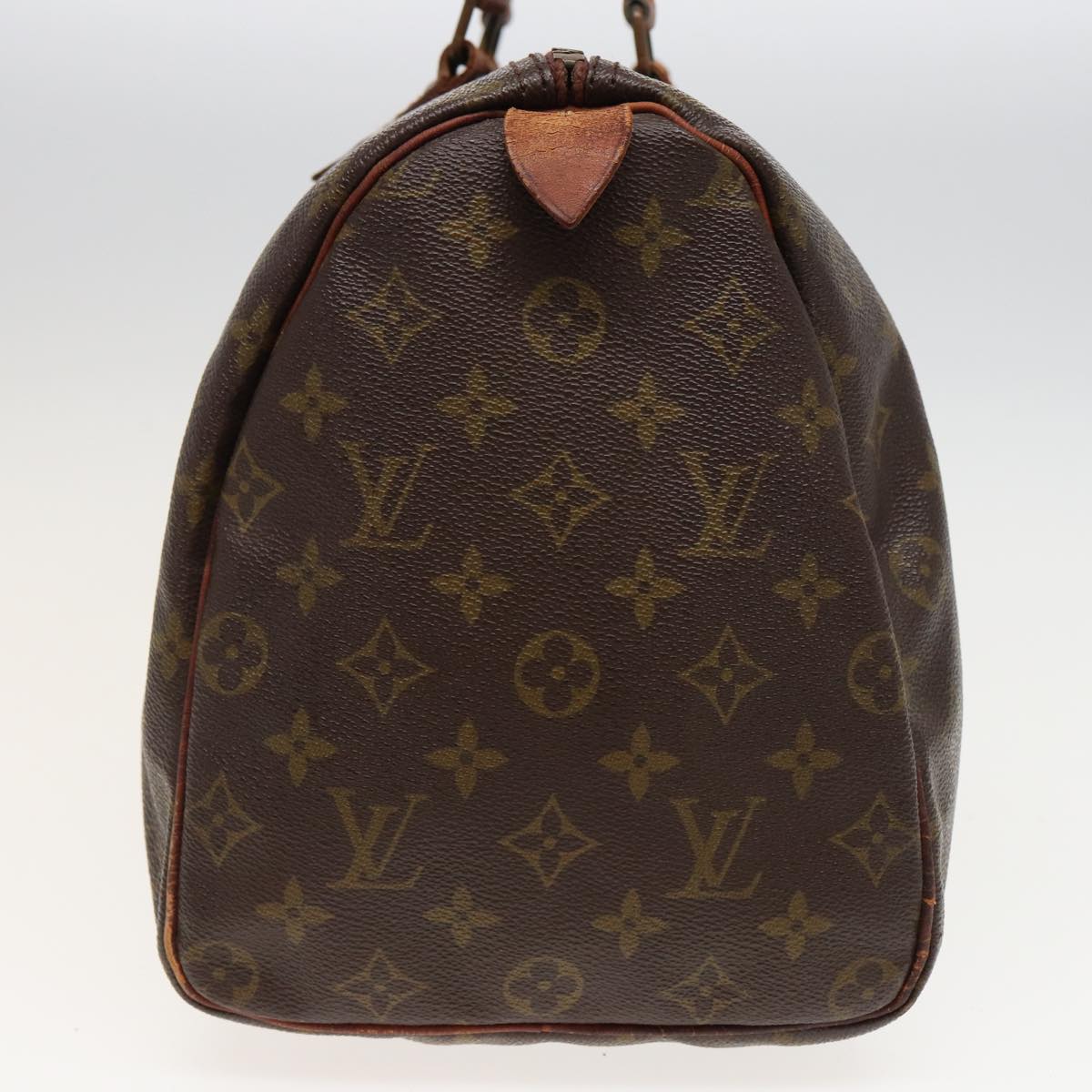 LOUIS VUITTON Monogram Speedy 35 Hand Bag M41524 LV Auth 81554