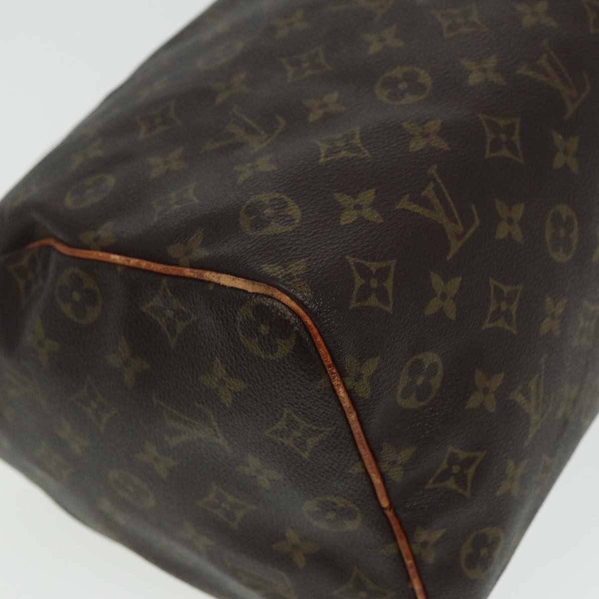 LOUIS VUITTON Monogram Speedy 35 Hand Bag M41524 LV Auth 81555