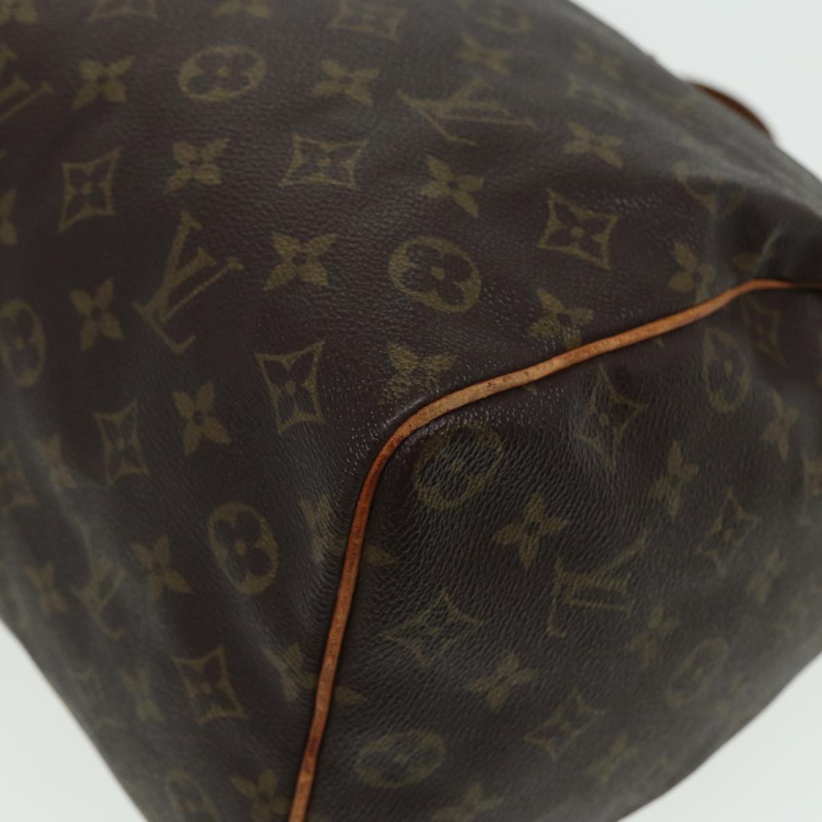 LOUIS VUITTON Monogram Speedy 35 Hand Bag M41524 LV Auth 81555