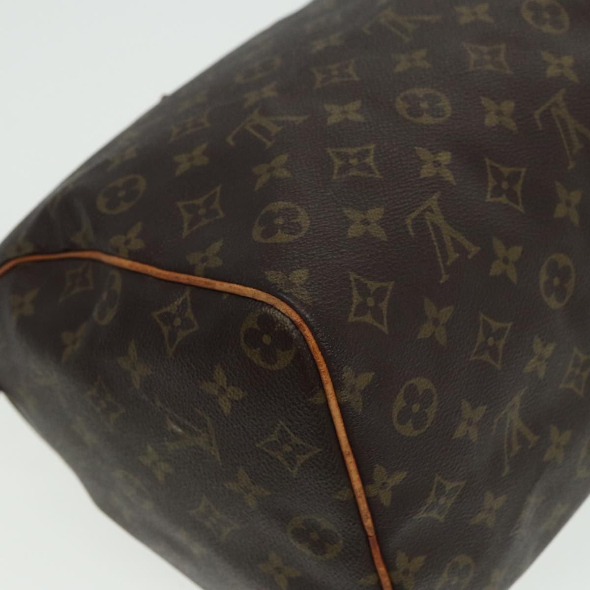 LOUIS VUITTON Monogram Speedy 35 Hand Bag M41524 LV Auth 81555