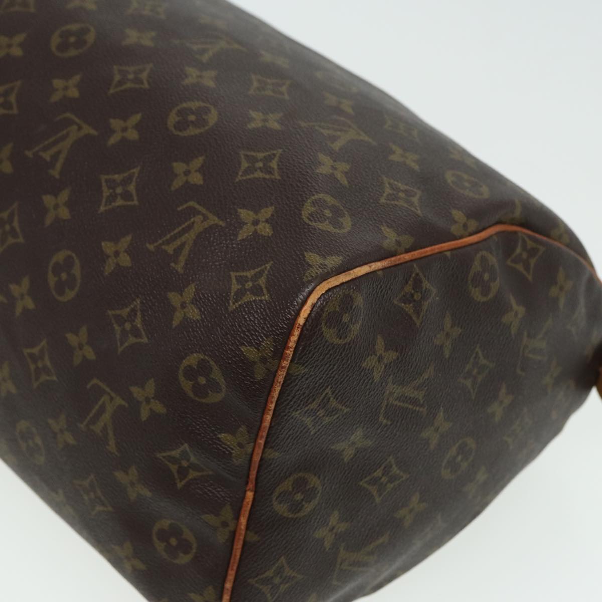 LOUIS VUITTON Monogram Speedy 35 Hand Bag M41524 LV Auth 81555