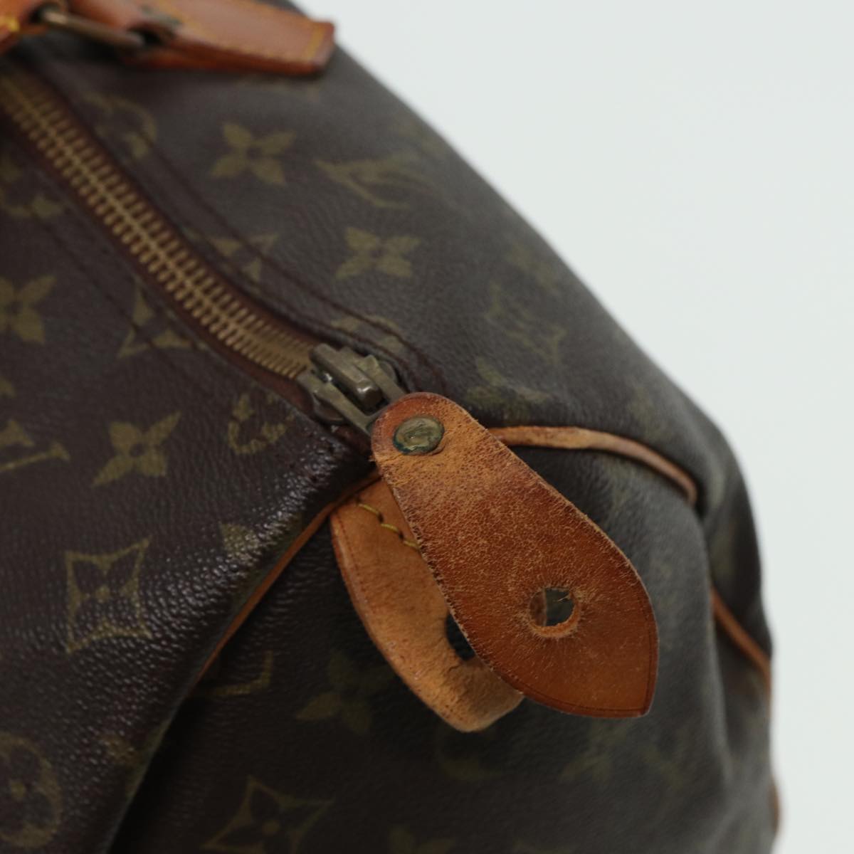 LOUIS VUITTON Monogram Speedy 35 Hand Bag M41524 LV Auth 81555