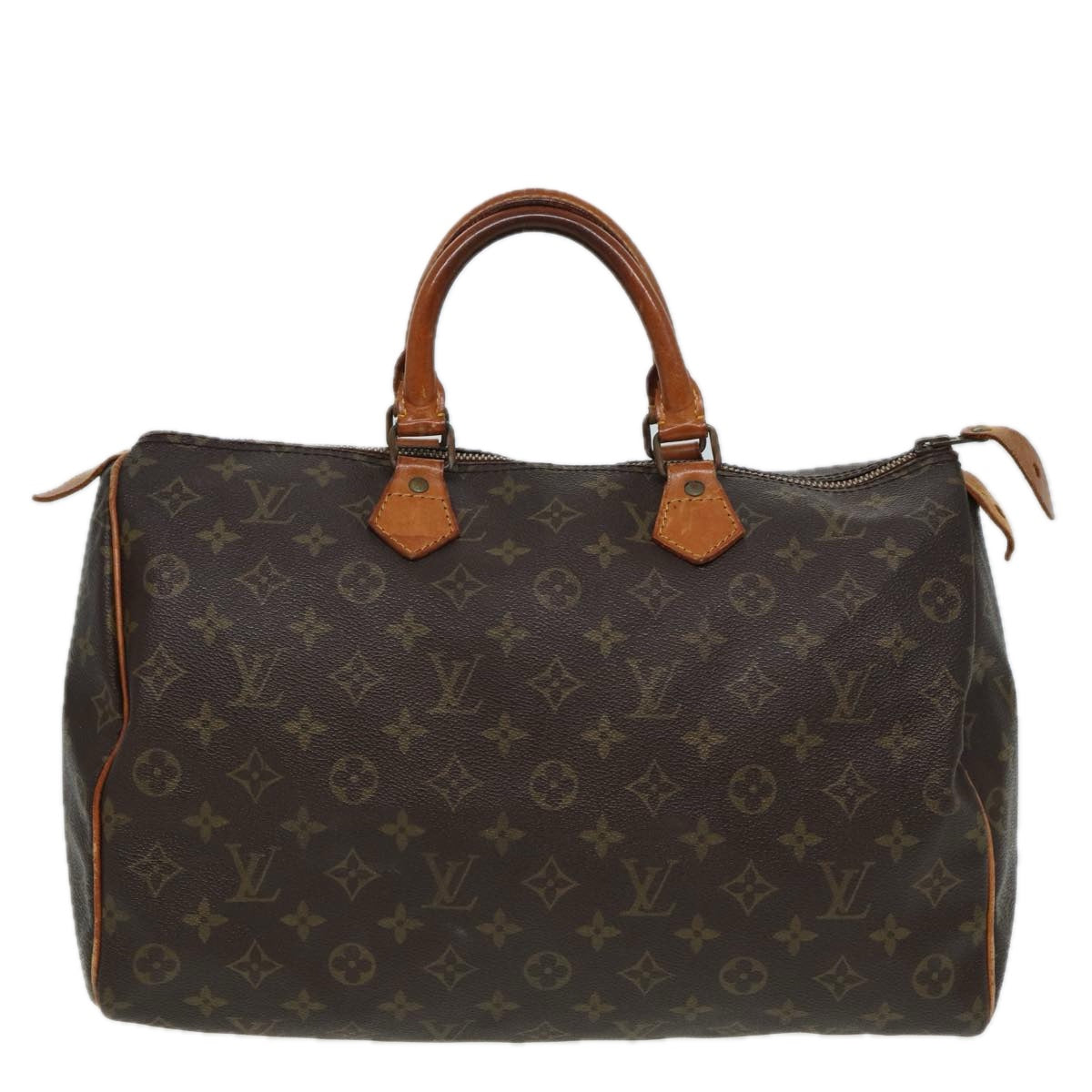 LOUIS VUITTON Monogram Speedy 35 Hand Bag M41524 LV Auth 81555