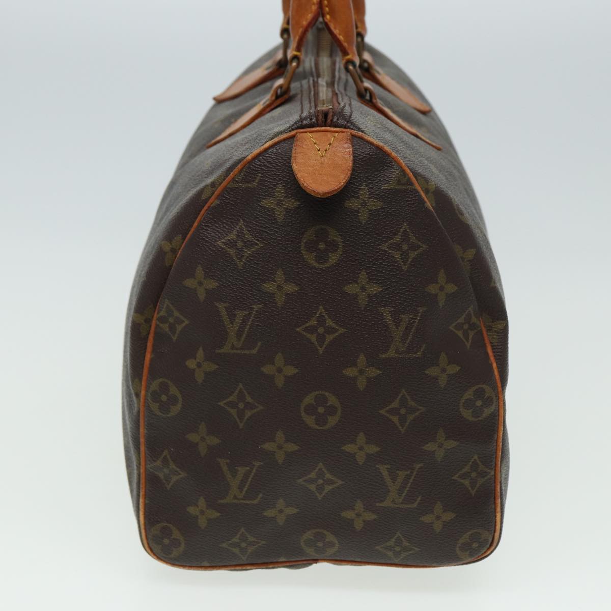 LOUIS VUITTON Monogram Speedy 35 Hand Bag M41524 LV Auth 81555