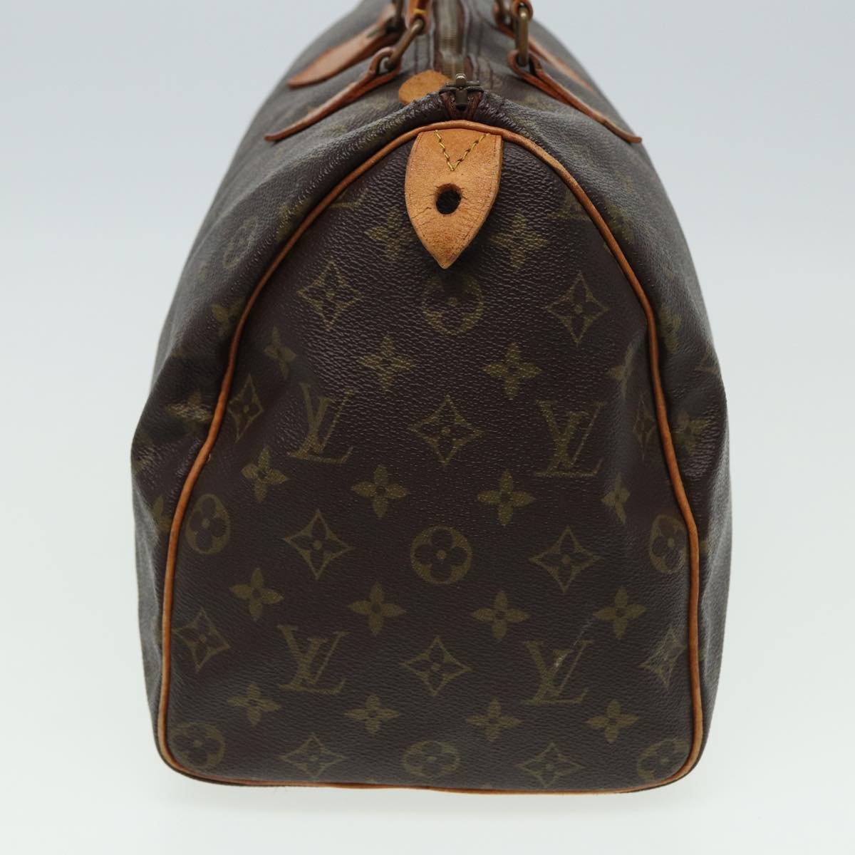 LOUIS VUITTON Monogram Speedy 35 Hand Bag M41524 LV Auth 81555