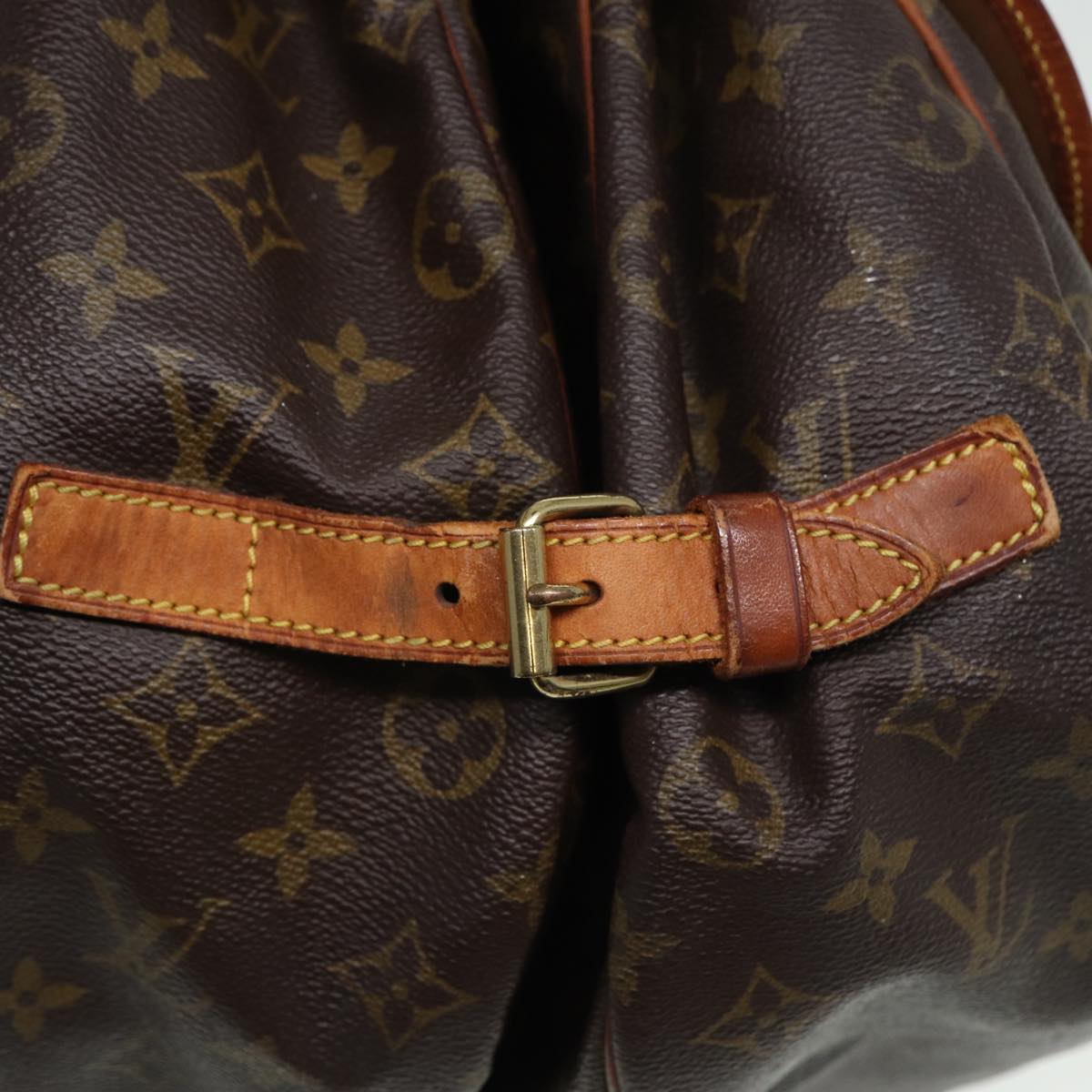 LOUIS VUITTON Monogram Saumur 35 Shoulder Bag M42254 LV Auth 81558