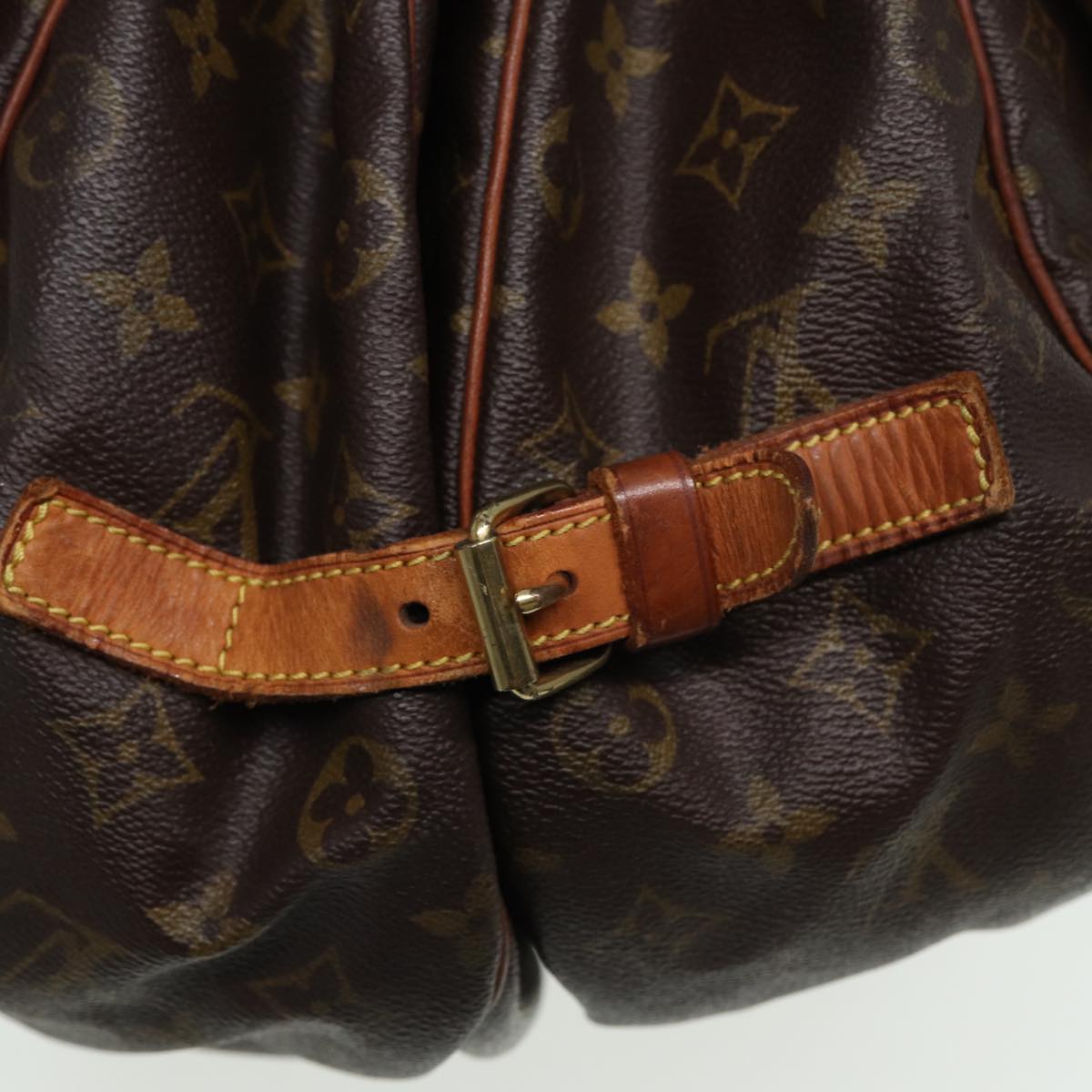 LOUIS VUITTON Monogram Saumur 35 Shoulder Bag M42254 LV Auth 81558