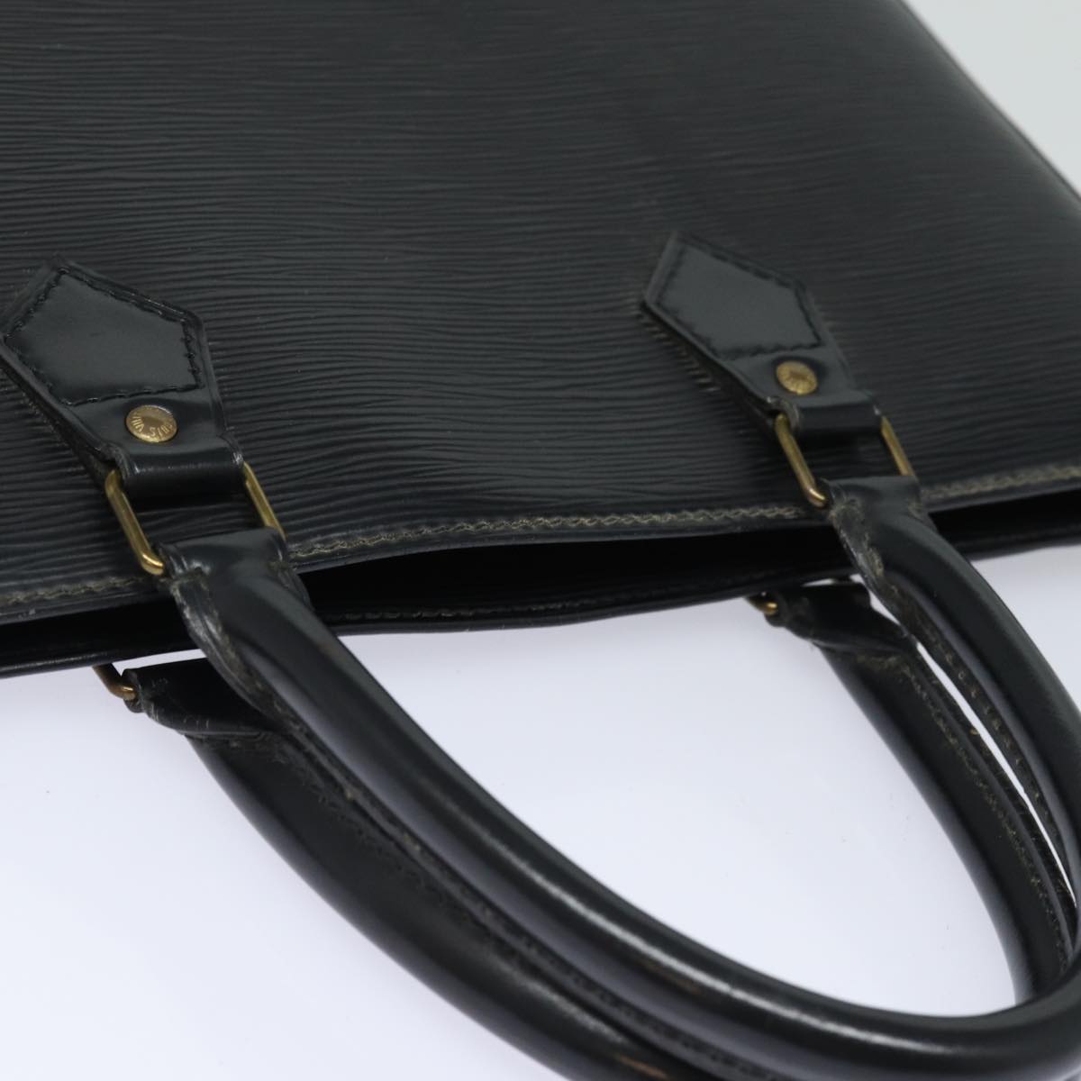 LOUIS VUITTON Epi Sac Plat Hand Bag Black M59082 LV Auth 81563